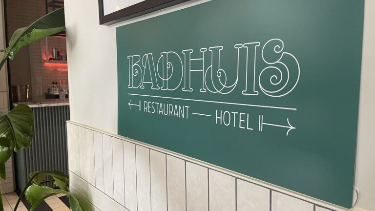 Epilog Laser gegraveerd Bordje hotel restaurant