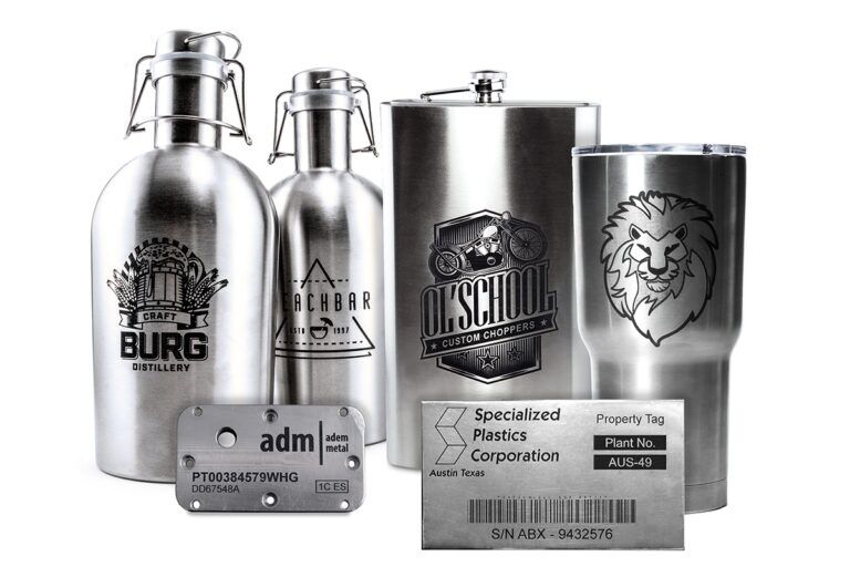Branding laser graveren op metaal