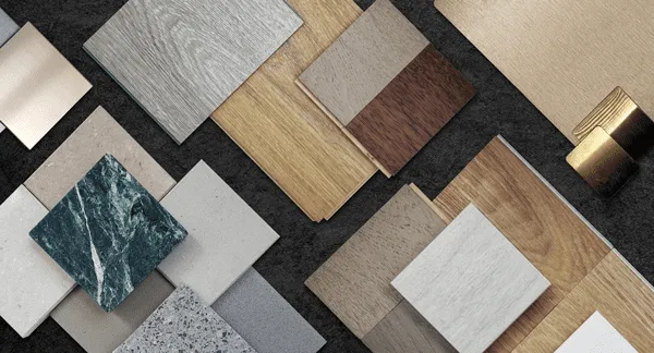 Verschillende soorten materiaal