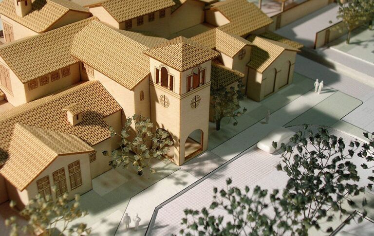 Laser gesneden model woning