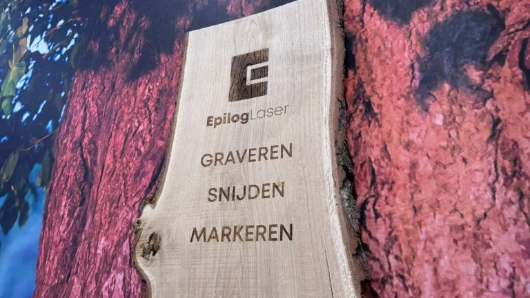 Epilog Laser gegraveerd hout