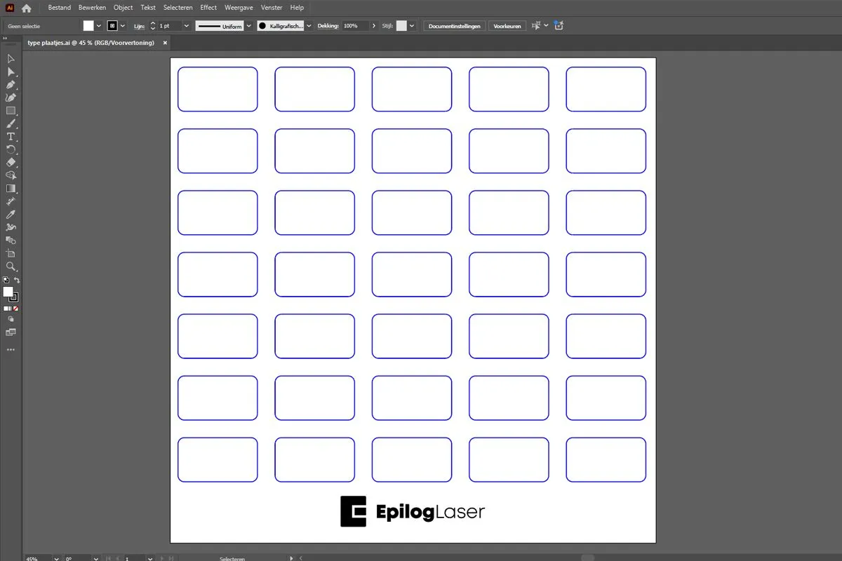 Een ontwerp voor type plaatjes in Illustrator