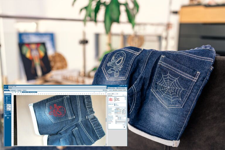 Jeans lasergraveren