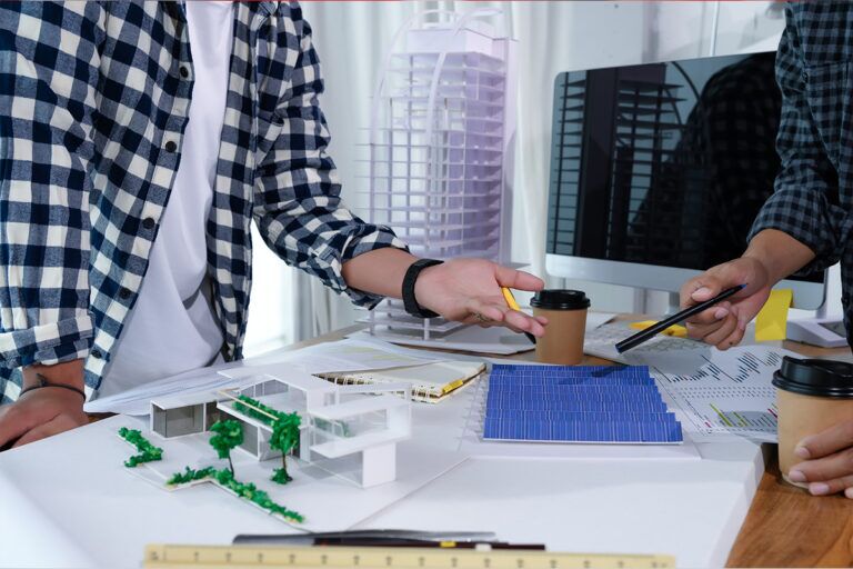 Laser gesneden onderdelen voor een maquette