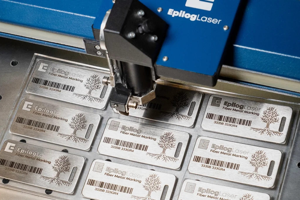 Barcodes en Streepjes code laser graveren