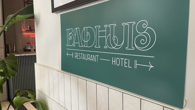 Epilog Laser gegraveerd Bordje hotel restaurant