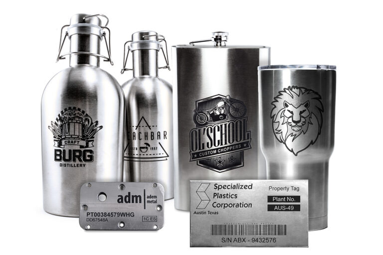 Branding laser graveren op metaal