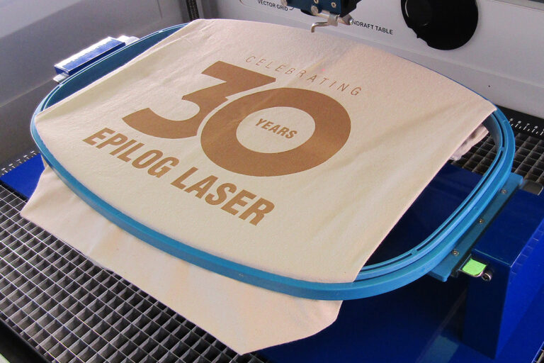 Canvas laser graveren