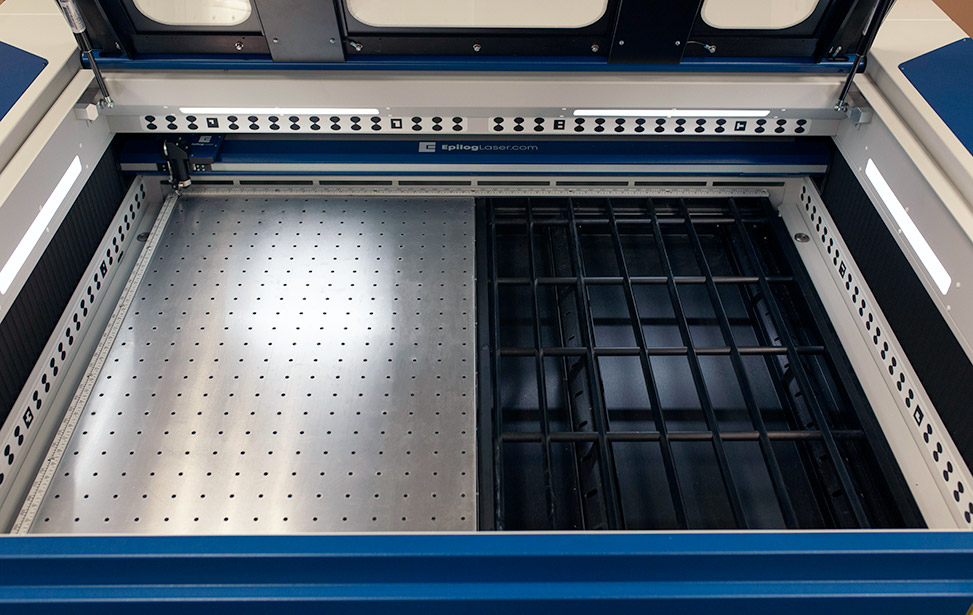 Epilog Laser verschillende werktafels