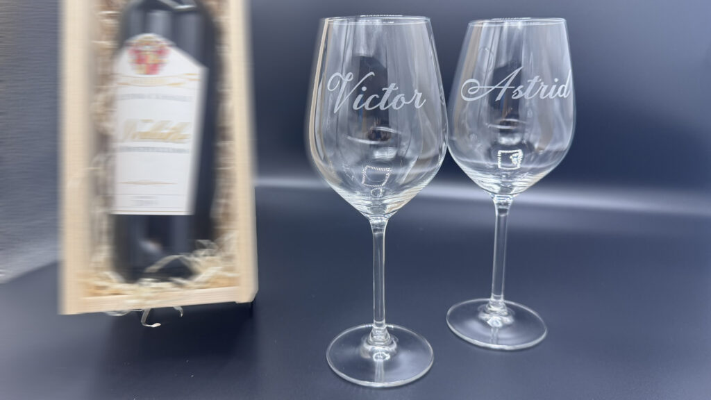 Laser graveren glas