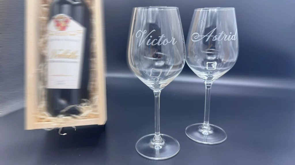 Laser graveren glas