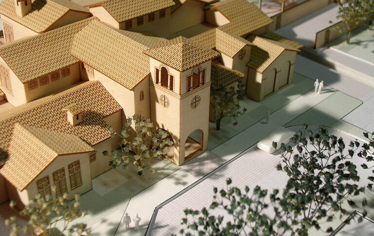 Laser gesneden model woning